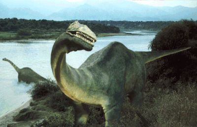 Ampelosaurus dans son milieu